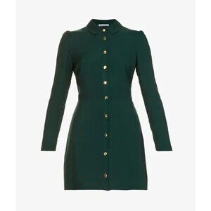 Reformation Green Hugh Dress